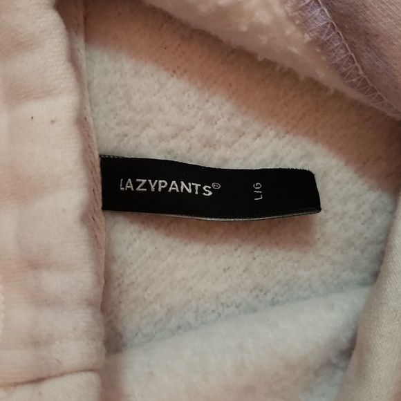 Lazypants Cooper hoodie in blue and lilac sponge - Picture 5 of 9